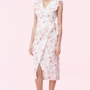 Rebecca Taylor Floral Wrap Dress Kamea - Size 2